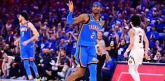 جيلجيس ألكسندر وفريق الرعد يطيحون بناغتس ويتأهلون إلى نهائيات NBA غربية nba