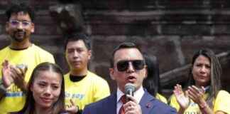 دانييل نوبوا من الإكوادور يؤدي اليمين لولاية كاملة، ويعد بحملة قوية ضد العصابات