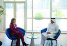 وزير الاتصالات يلتقي برئيس شركة ألفابت، جوجل