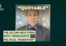الولايات المتحدة يمكنها مساعدة سوريا في الانتقال السياسي الديمقراطي