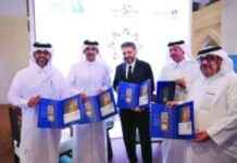 إطلاق وزير الثقافة طابع بمناسبة إعادة افتتاح دار الكتب القطرية