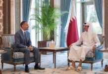 لقاء أمير مع الأمير رحيم آغا خان الخامس