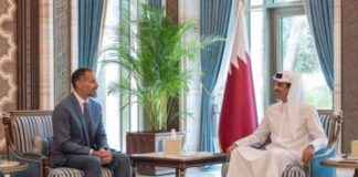 لقاء أمير مع الأمير رحيم آغا خان الخامس