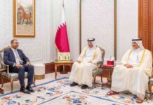 رئيس مجلس الشورى يلتقي السفير البريطاني