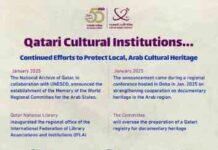 جهود المؤسسات الثقافية القطرية في حماية التراث المحلي والعربي