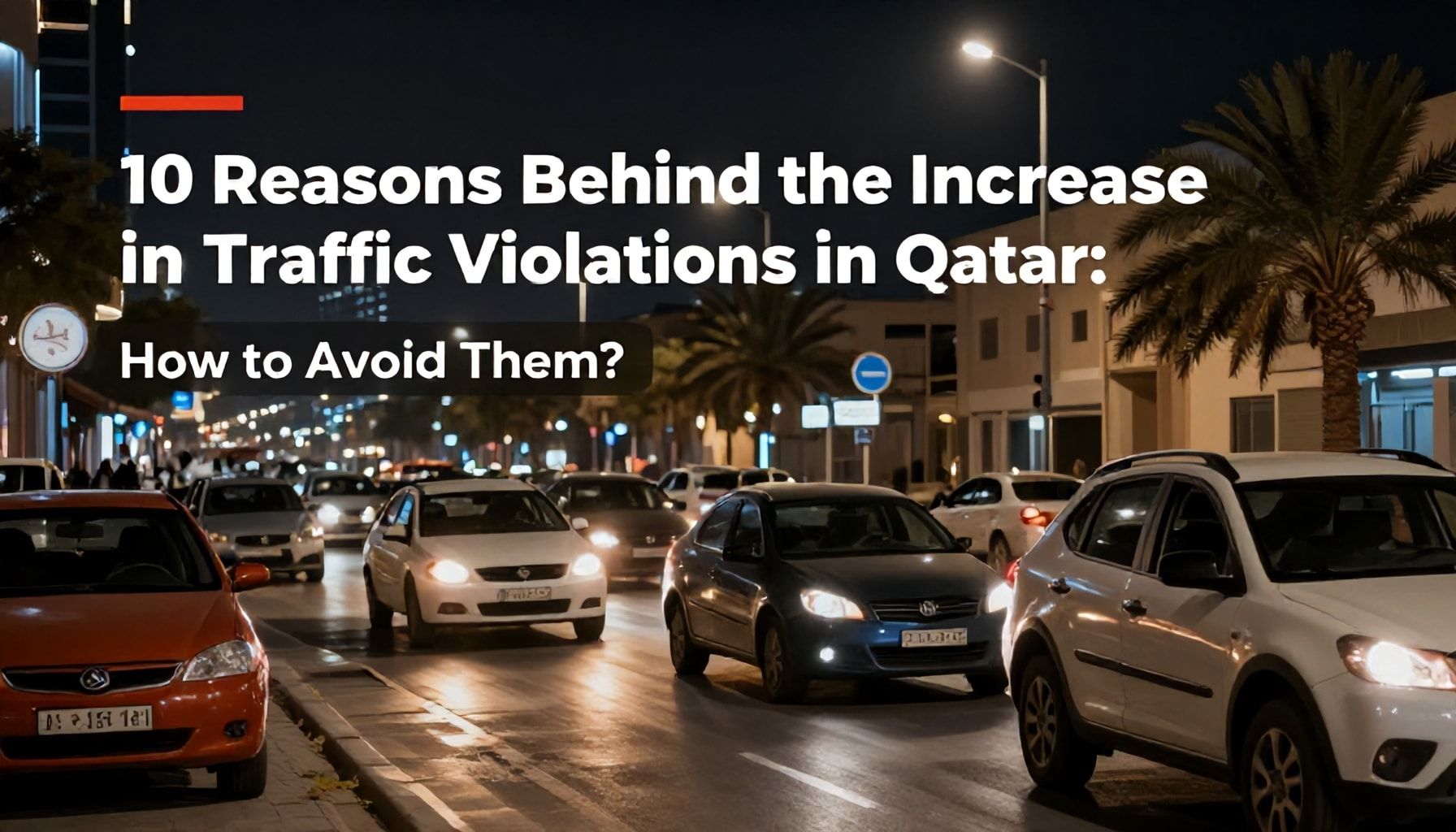 10 أسباب وراء زيادة المخالفات المرورية في قطر: كيف تتجنبها؟*