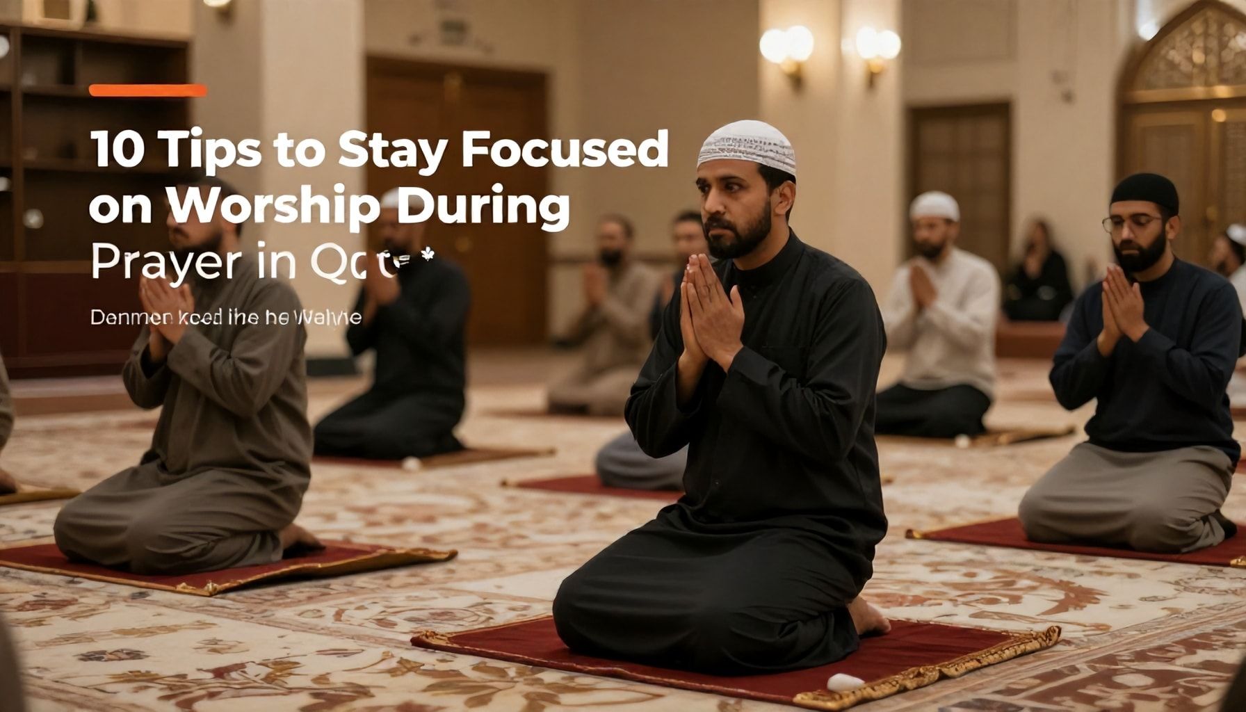 10 نصائح لتبقى متفرغًا للعبادة أثناء الصلاة في قطر*
