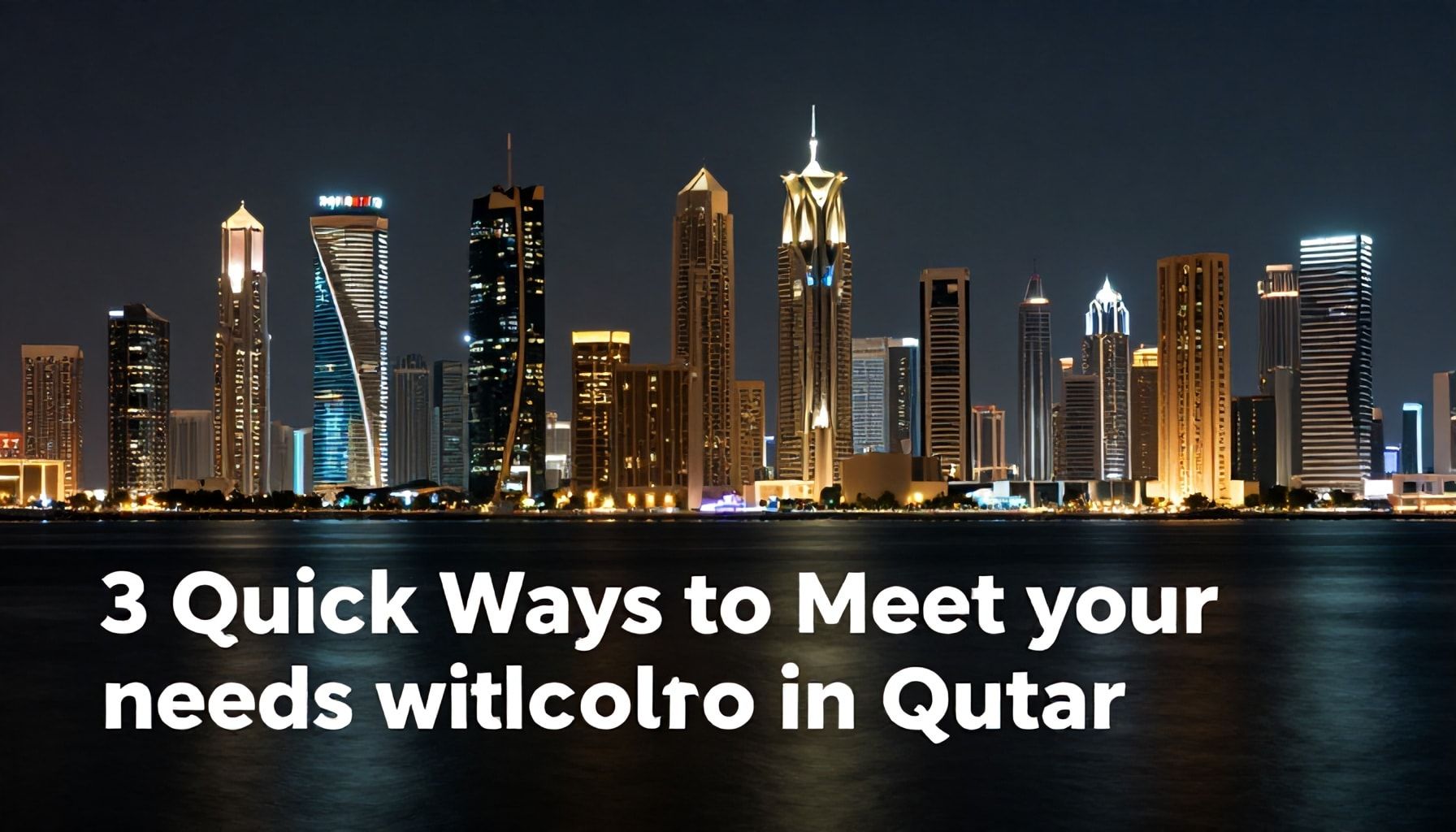 3 طرق سريعة لتلبية احتياجاتك دون تأخير في قطر*