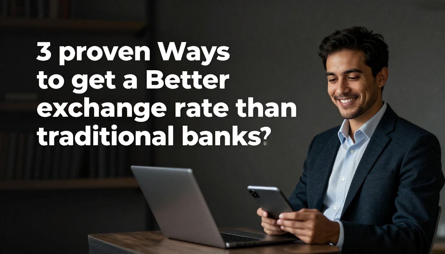 3 طرق مجربة للحصول على سعر تحويل أفضل من البنوك التقليدية*
