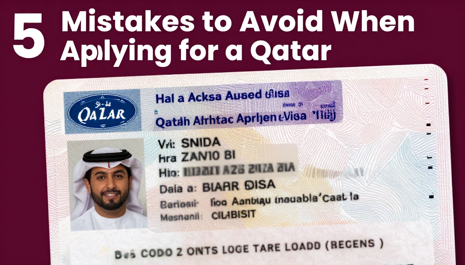 5 أخطاء يجب تجنبها عند طلب تأشيرة قطر