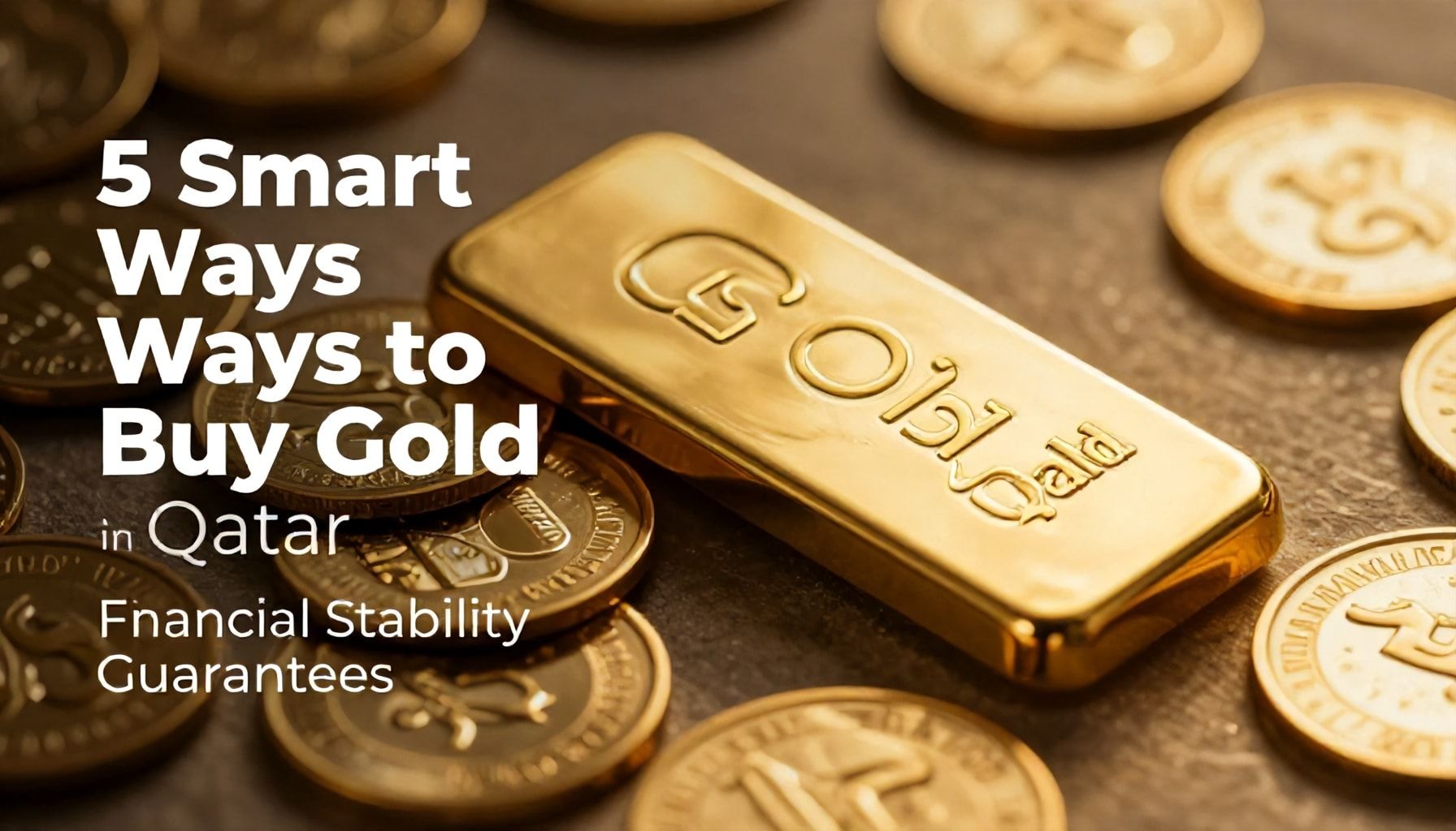 5 طرق ذكية لشراء الذهب في قطر مع ضمانات استقرار مادي*