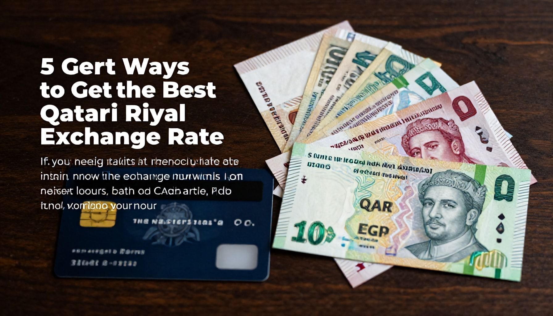 5 طرق ذكية للحصول على أفضل سعر للريال القطري