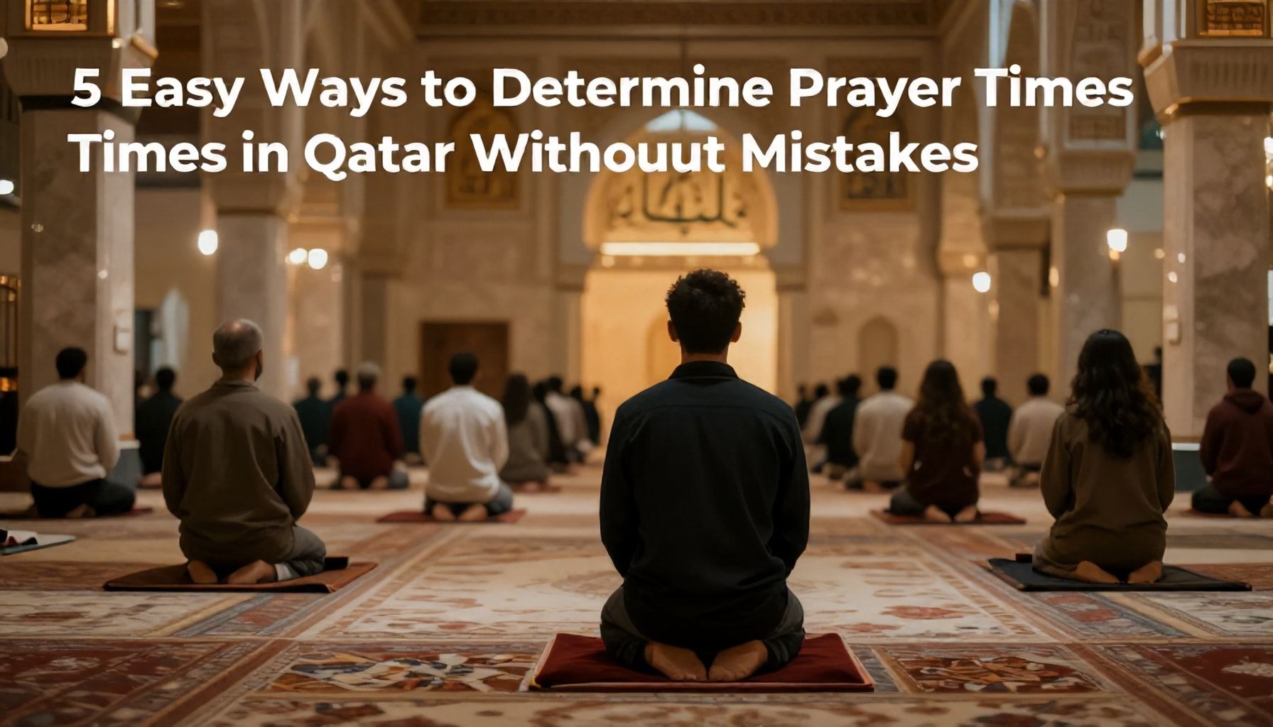 5 طرق سهلة لتحديد أوقات الصلاة في قطر دون أخطاء*