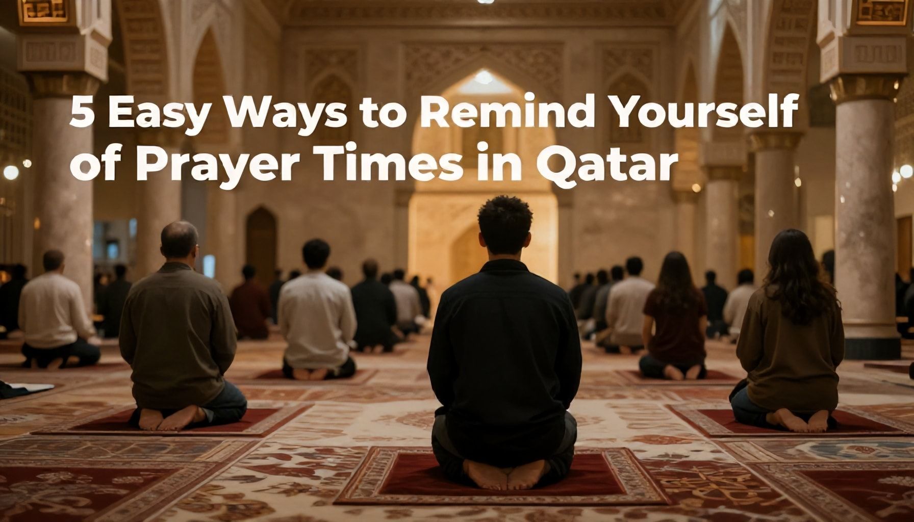5 طرق سهلة لتذكير نفسك بمواعيد الصلاة في قطر*