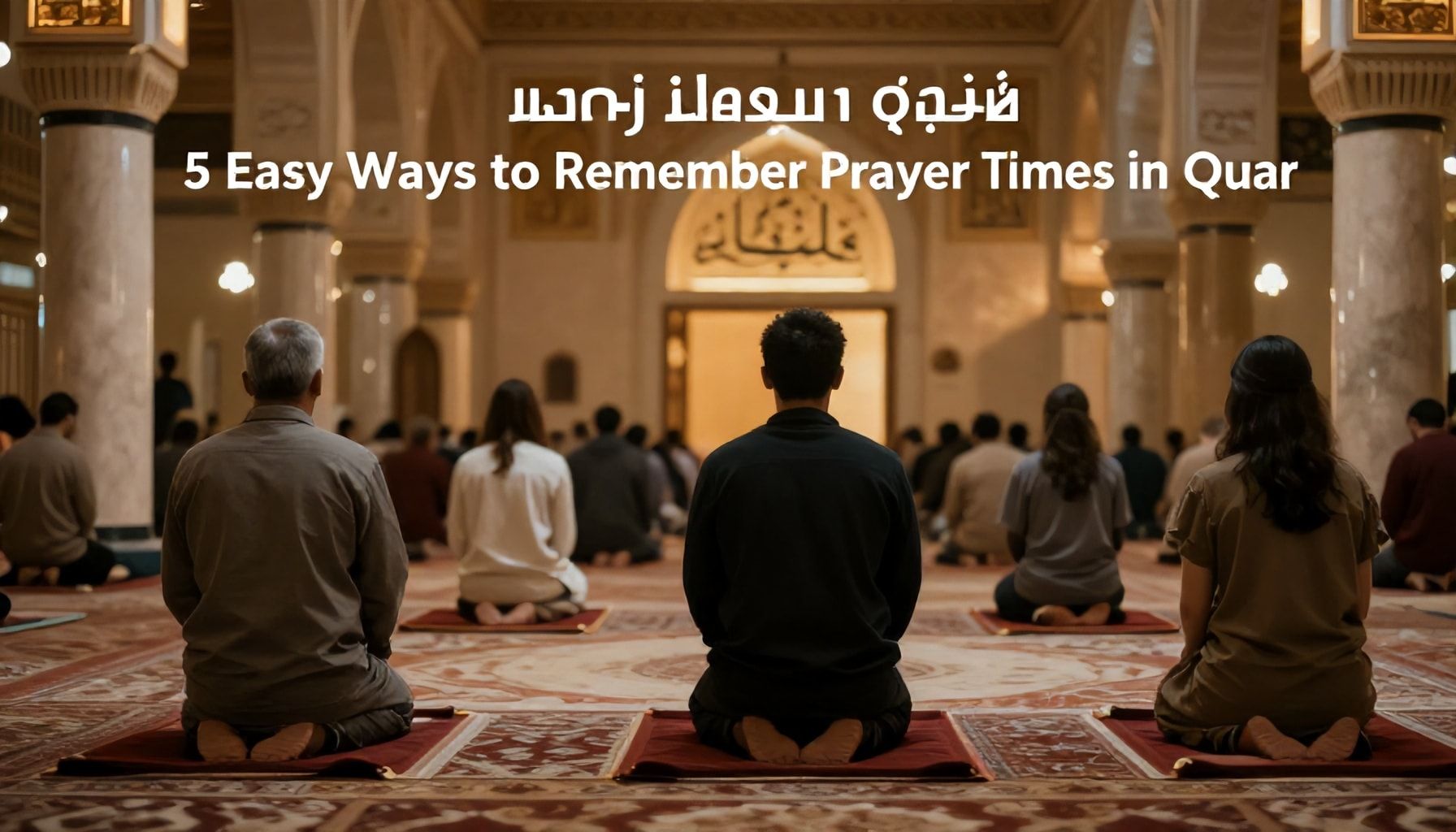 5 طرق سهلة لتذكيرك بوقت الصلاة في قطر*