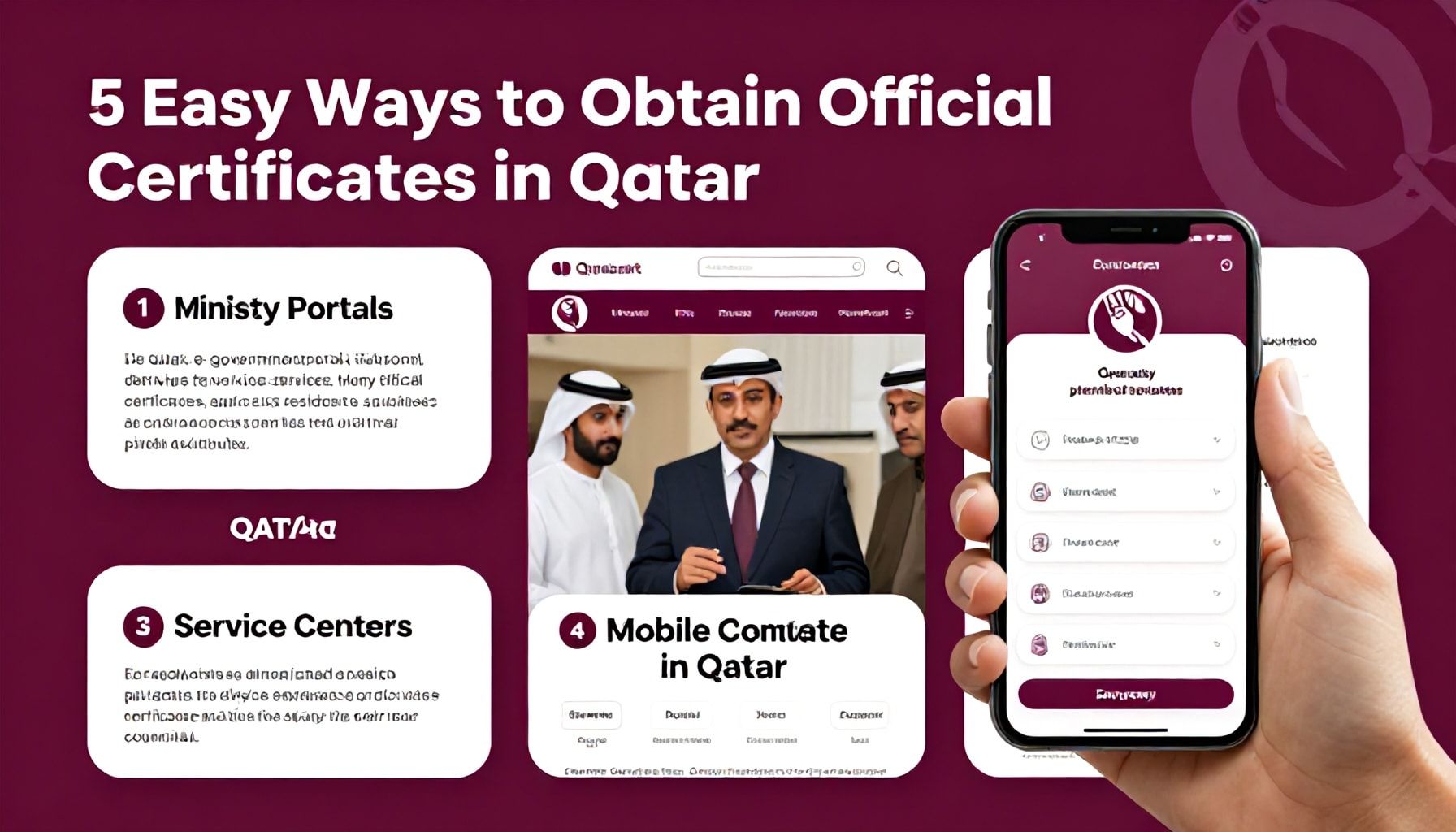5 طرق سهلة للحصول على شهادات رسمية في قطر