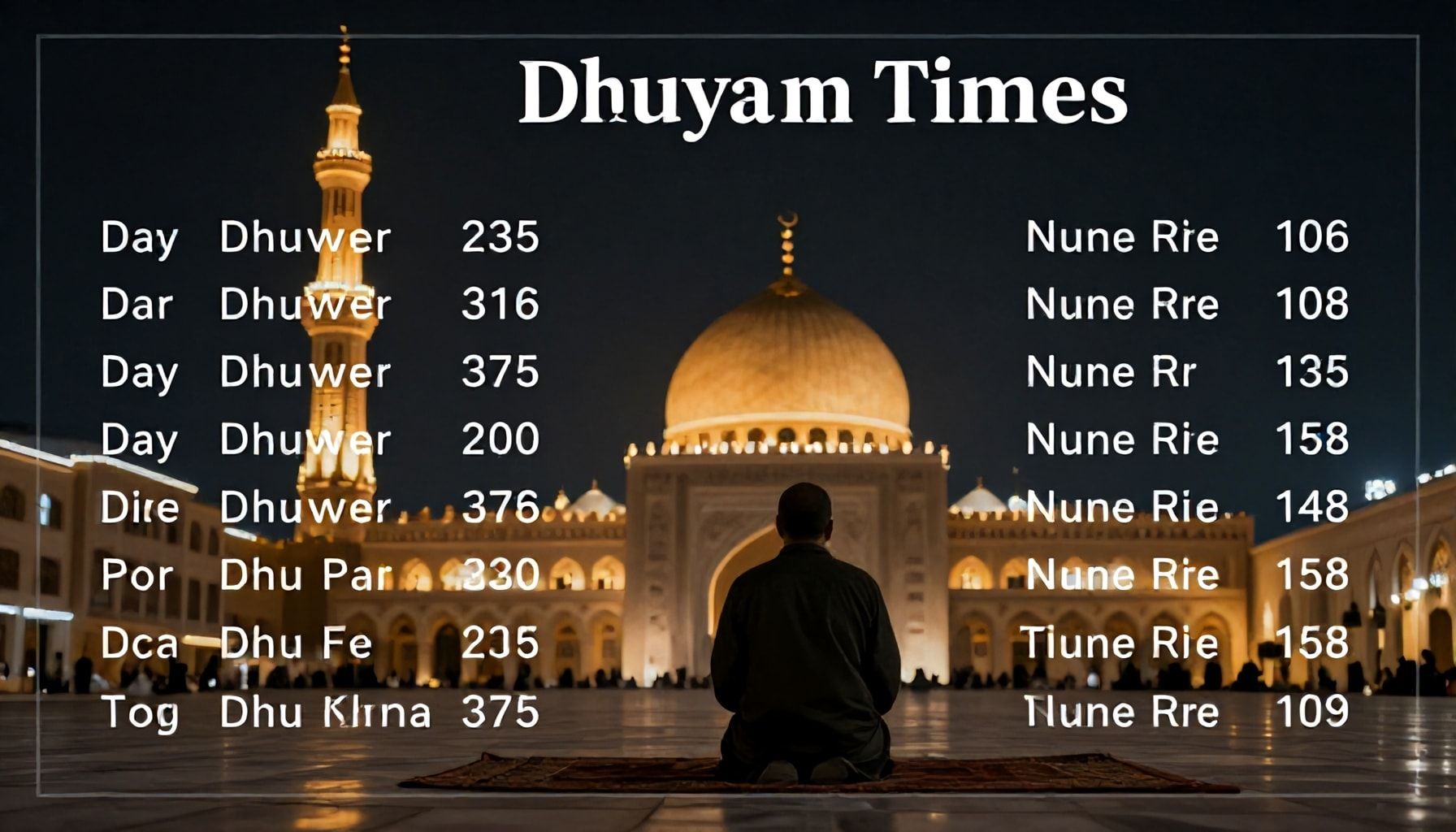 5 طرق سهلة للحصول على مواعيد اذان الظهر في قطر*