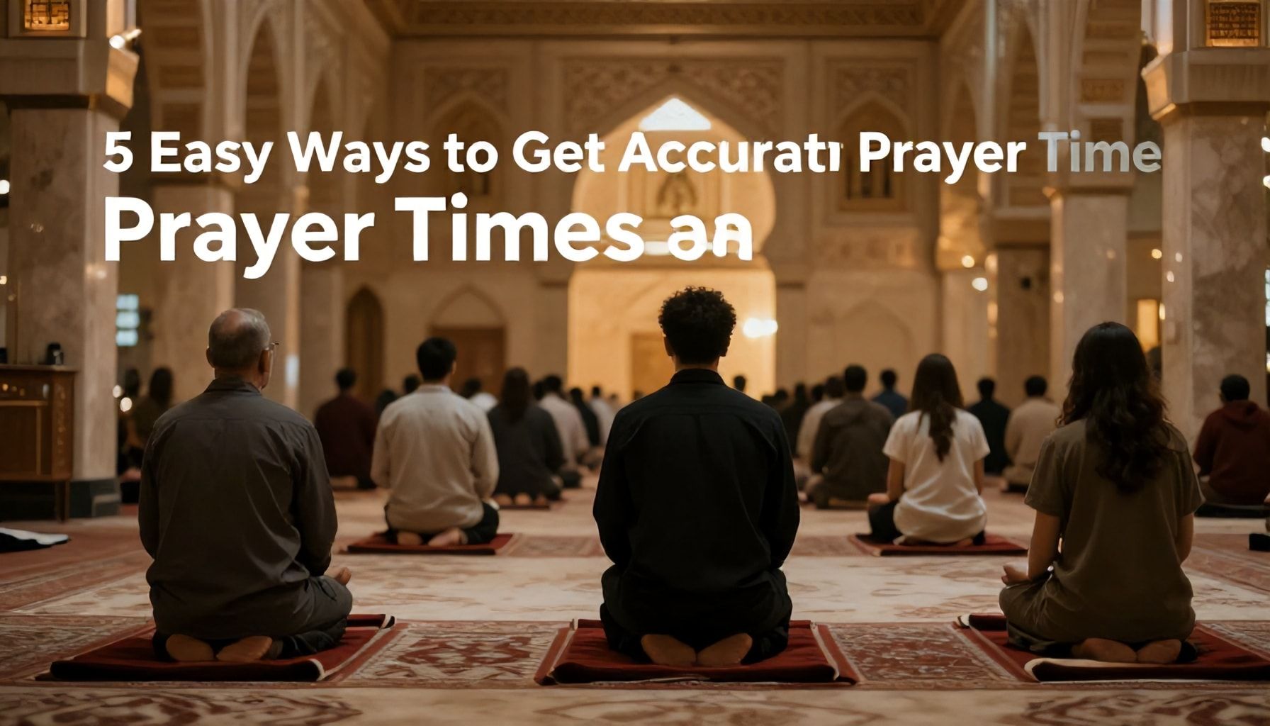 5 طرق سهلة للحصول على مواعيد الأذان بدقة في قطر*