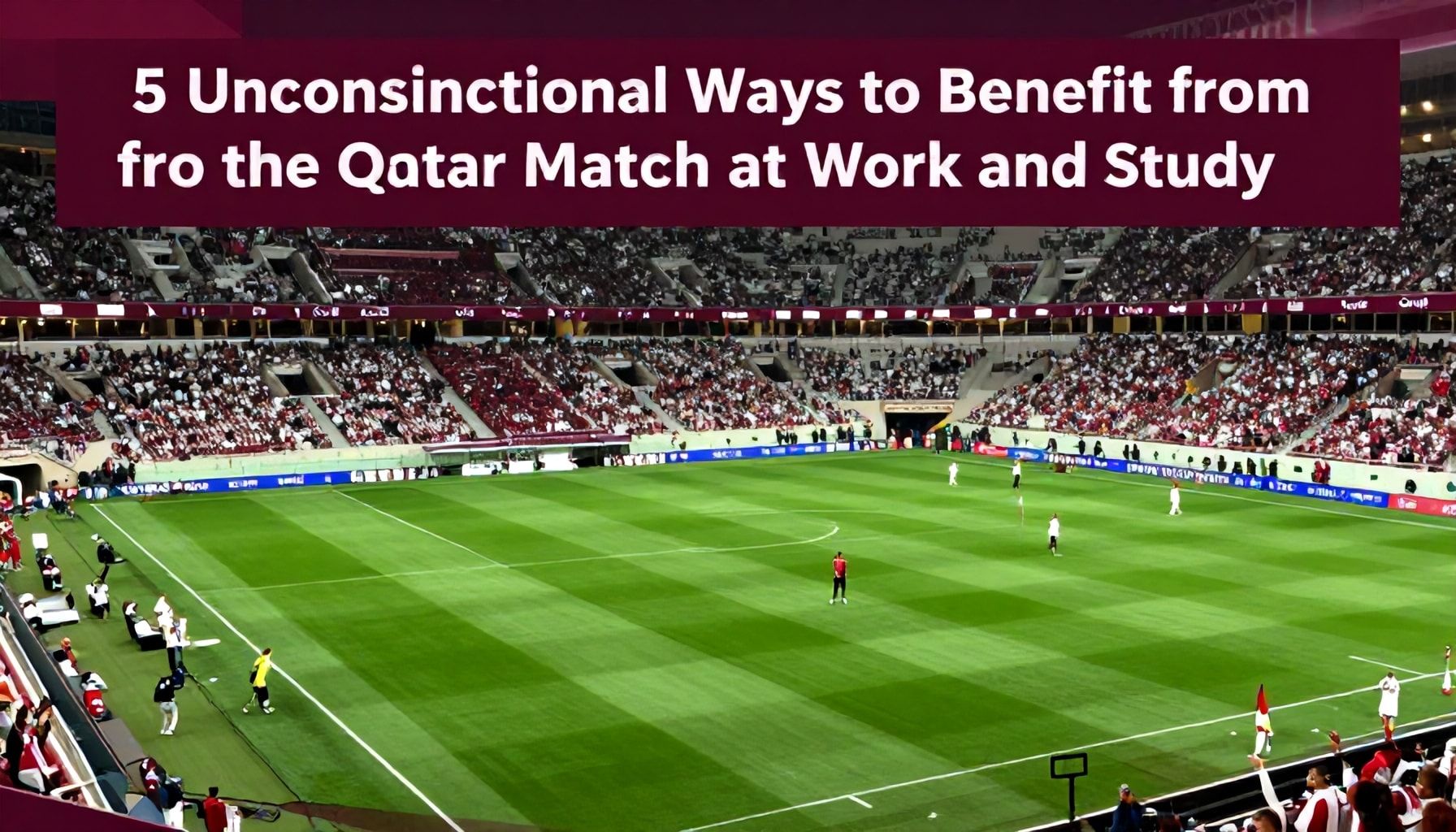 5 طرق غير تقليدية للاستفادة من مباراة قطر في العمل والدراسة*