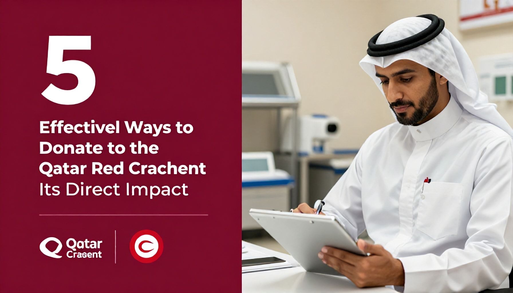 5 طرق فعالة لتبرع للهلال الأحمر القطري وتأثيرها المباشر*