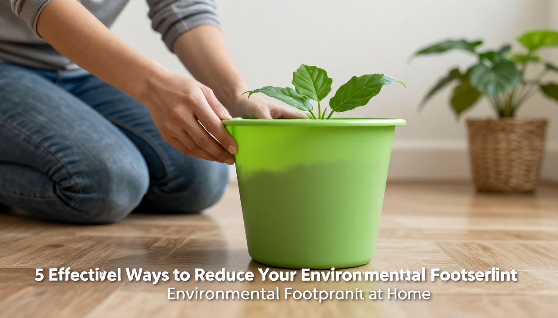 5 طرق فعالة لتخفيض البصمة البيئية في المنزل*