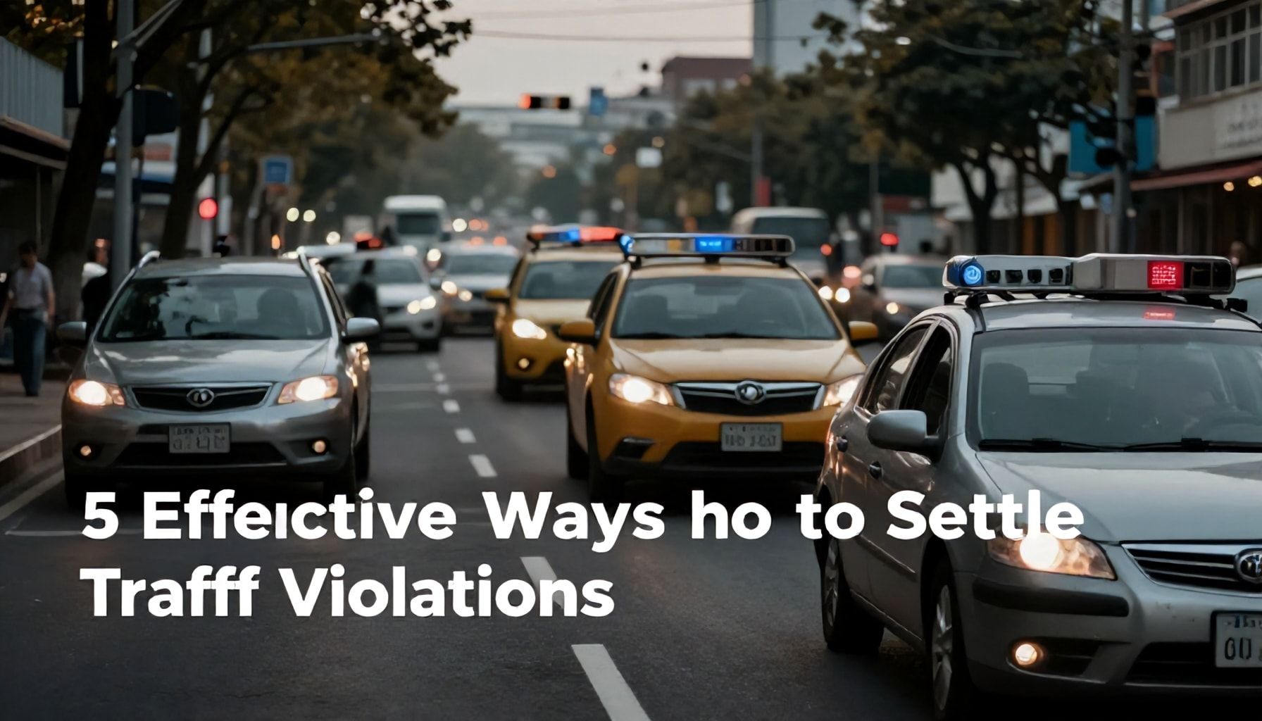 5 طرق فعالة لتسوية مخالفات المرور دون تأخير*