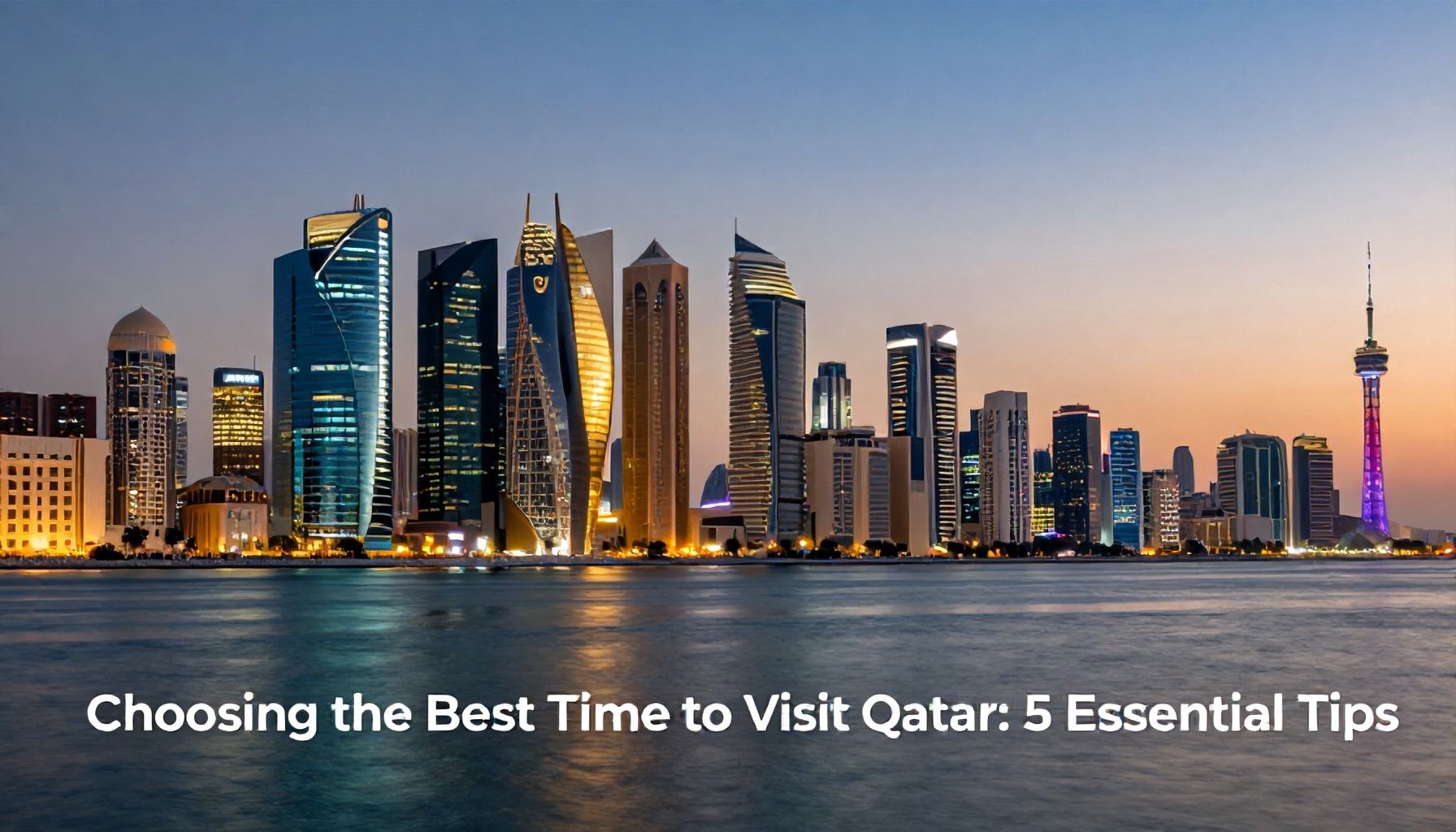 5 طرق لاختيار أفضل وقت للسفر إلى قطر