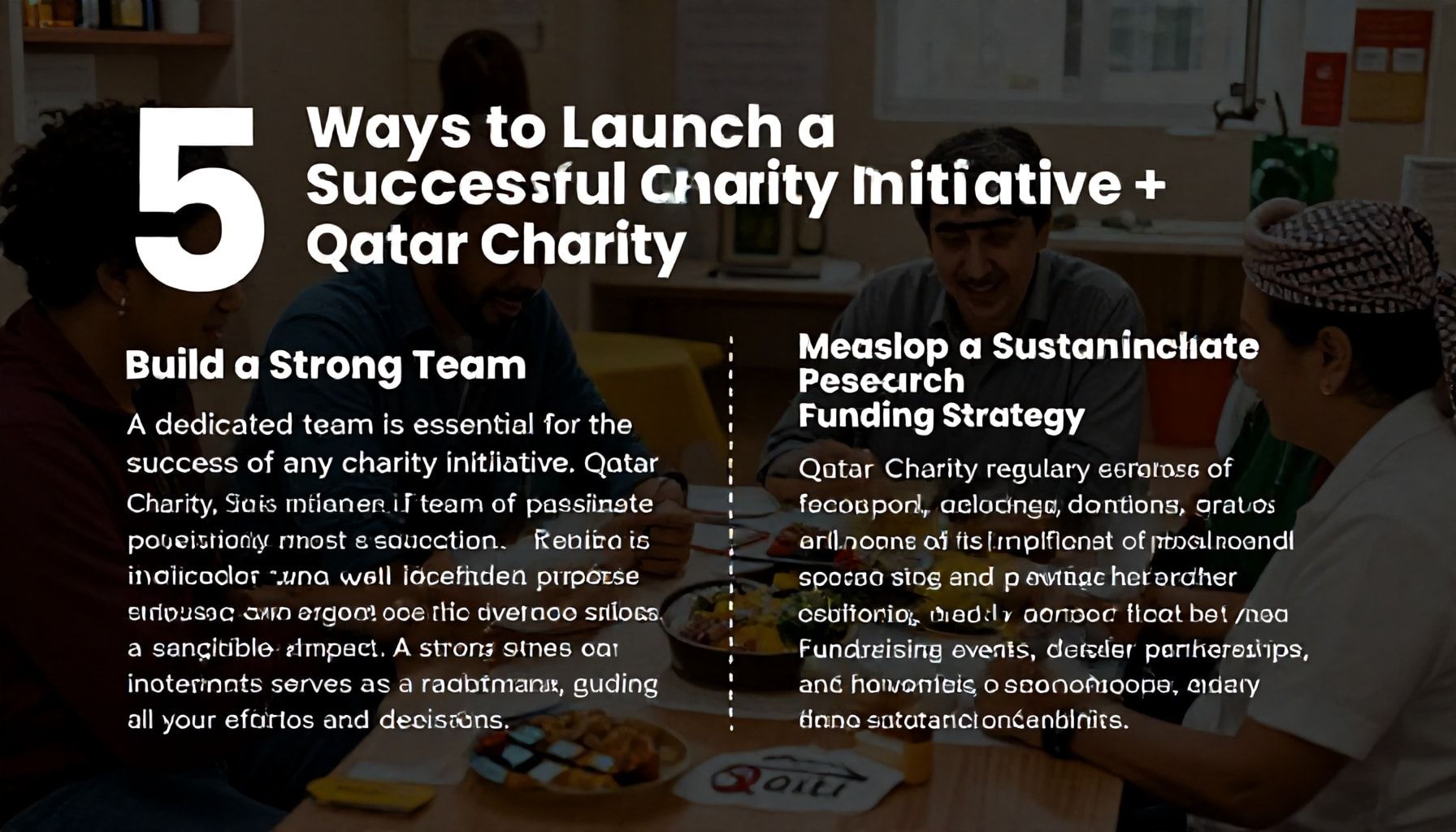 5 طرق لبدء مسيرة خيرية ناجحة