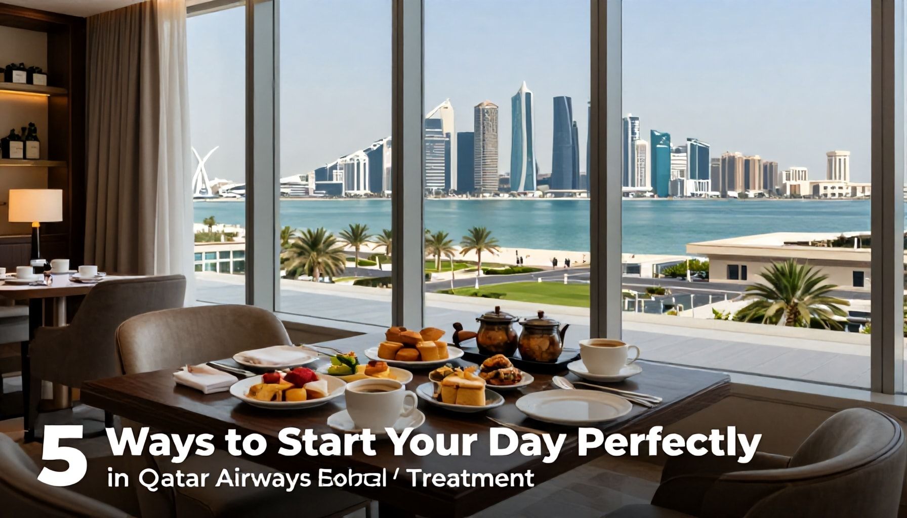 5 طرق لتبدأ يومك بشكل مثالي في فندق في أي بي قطر