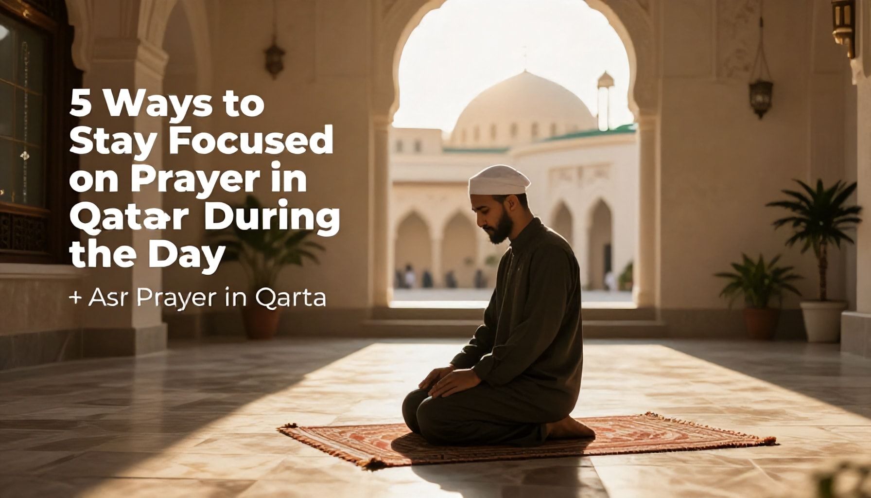 5 طرق لتبقى متجهاً إلى الصلاة في قطر خلال النهار
