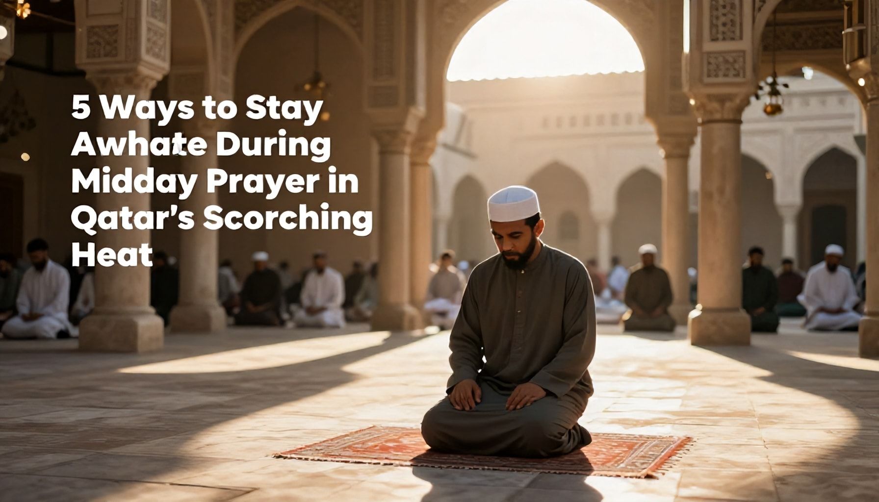 5 طرق لتبقى مستيقظًا خلال صلاة الظهر في الحرارة القطرية*