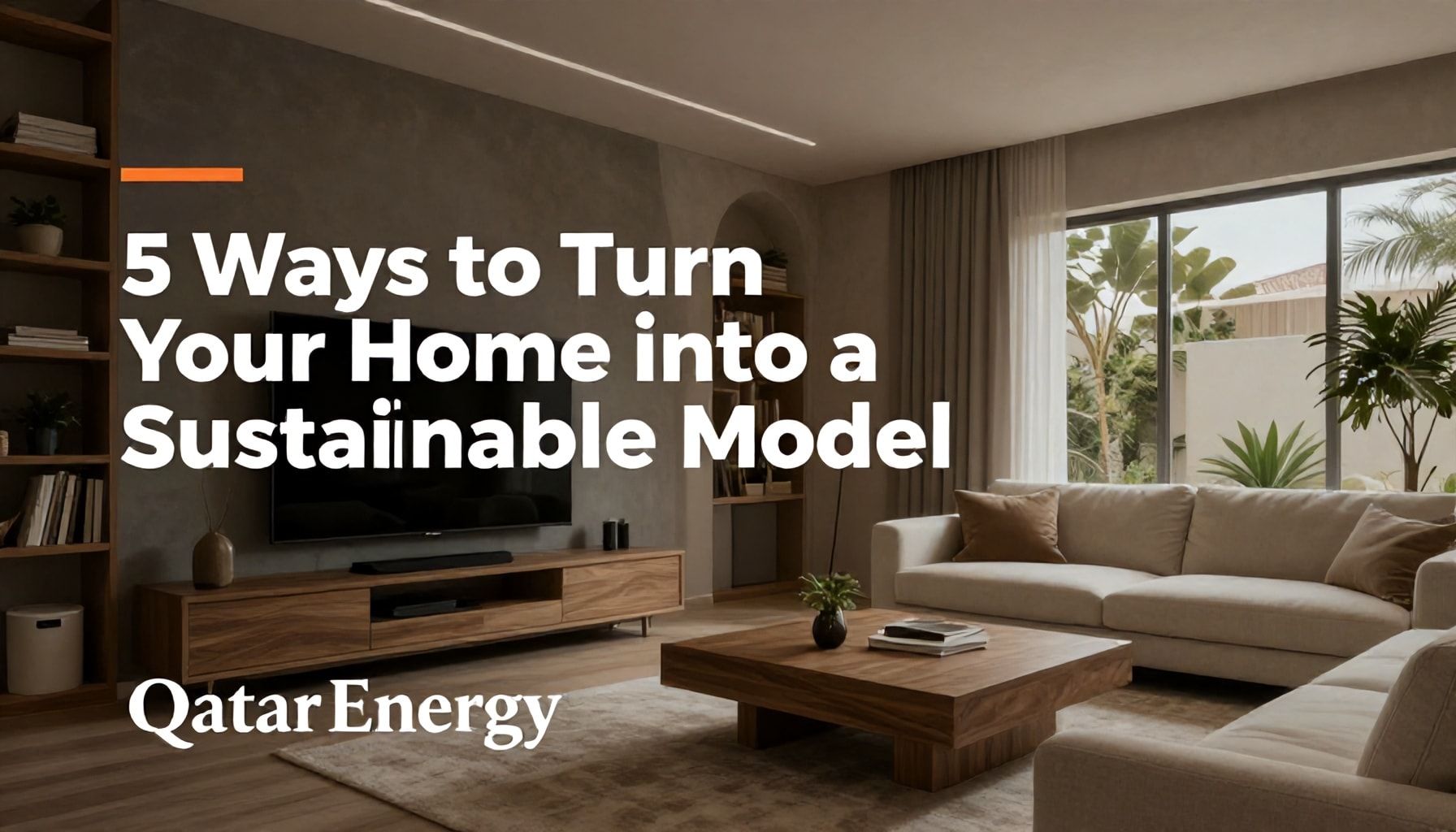 5 طرق لتحويل منزلك إلى نموذج مستدام مع قطر للطاقة*