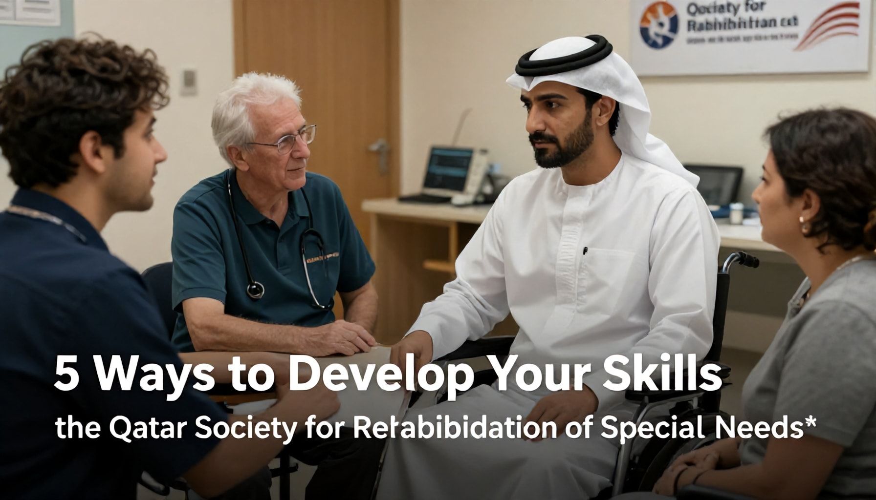5 طرق لتطوير مهاراتك مع الجمعية القطرية لتأهيل ذوي الاحتياجات الخاصة*