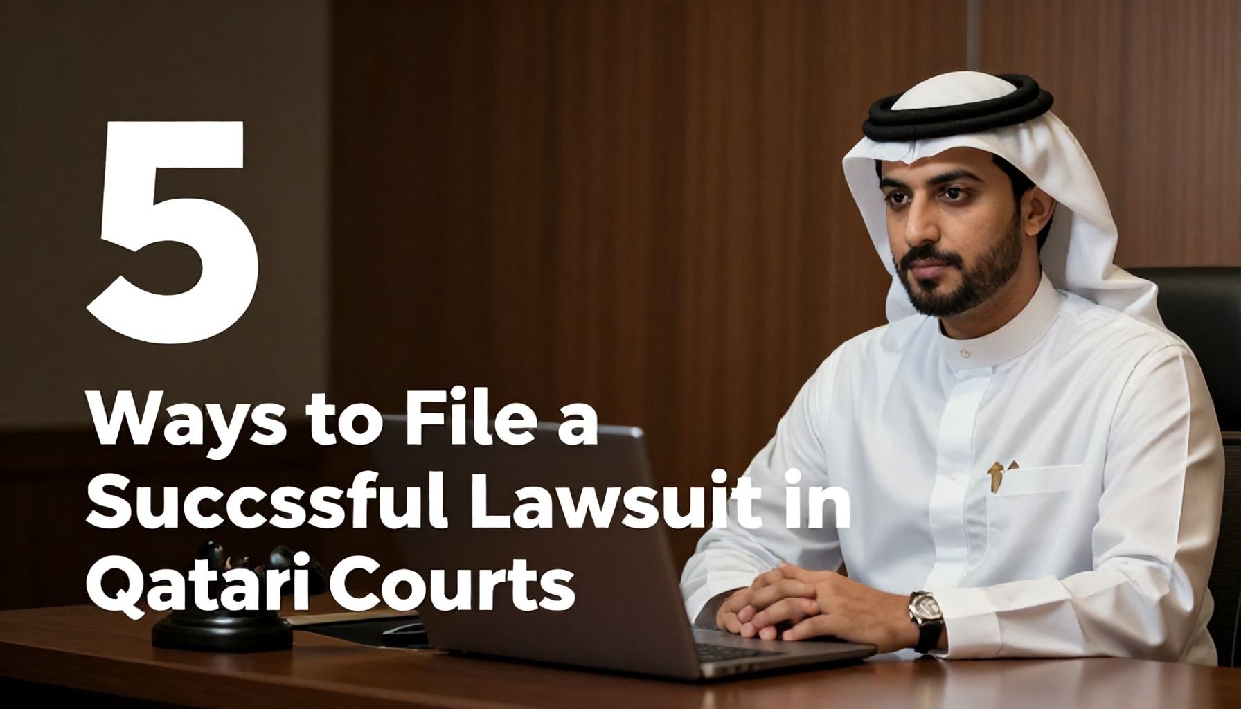 5 طرق لتقديم دعوى ناجحة في المحاكم القطرية: دليل العميل
