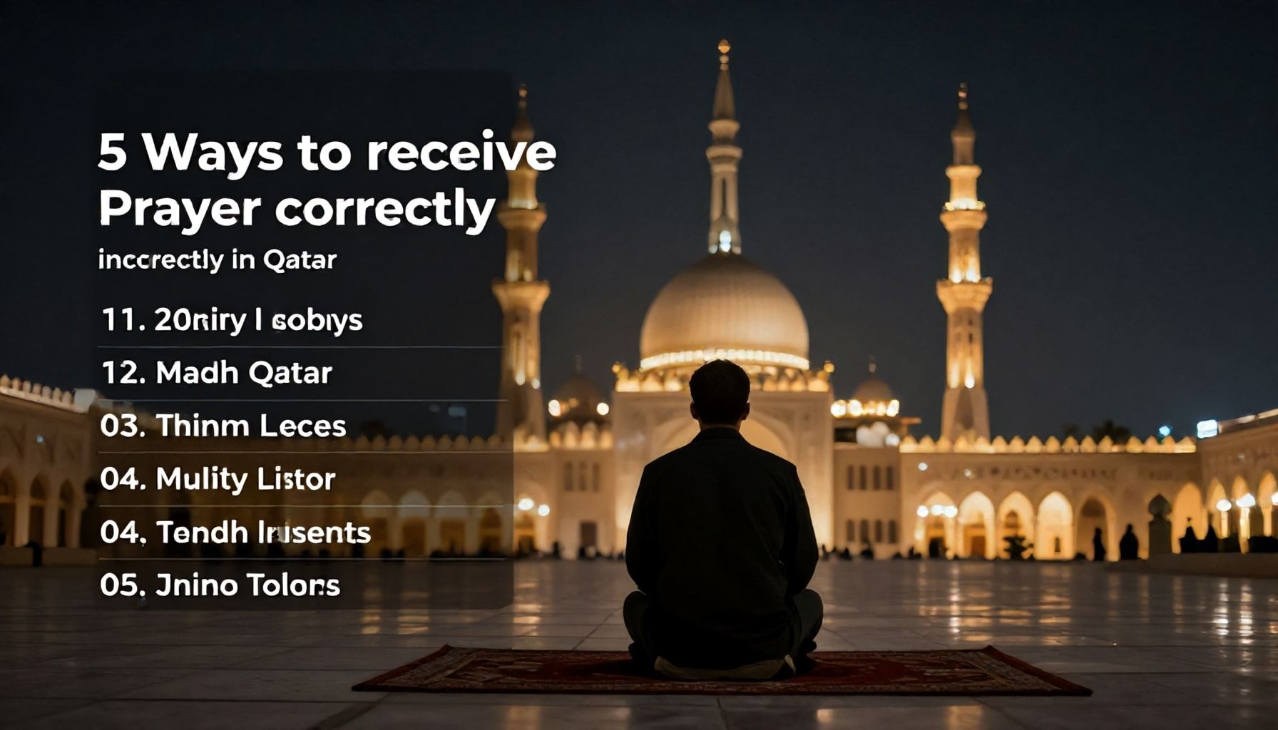 5 طرق لتلقي أوقات الصلاة بشكل صحيح في قطر*