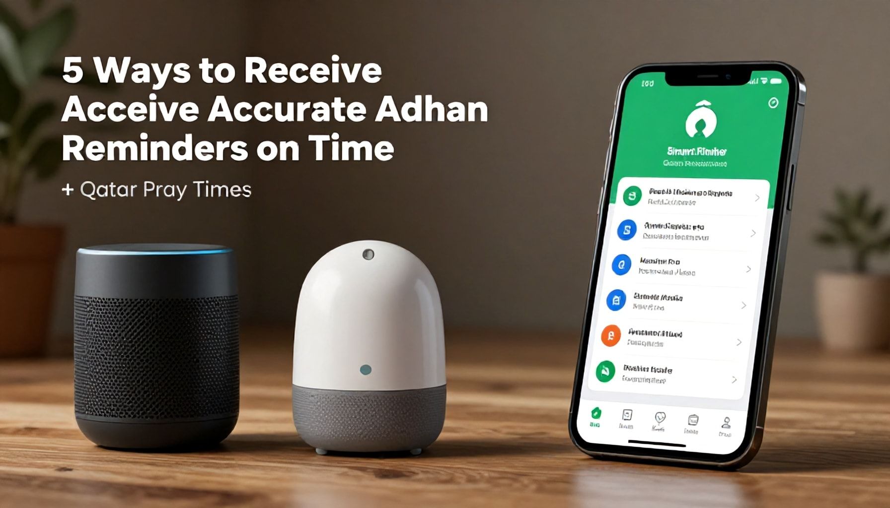 5 طرق لتلقي تذكيرات الأذان في الوقت المحدد