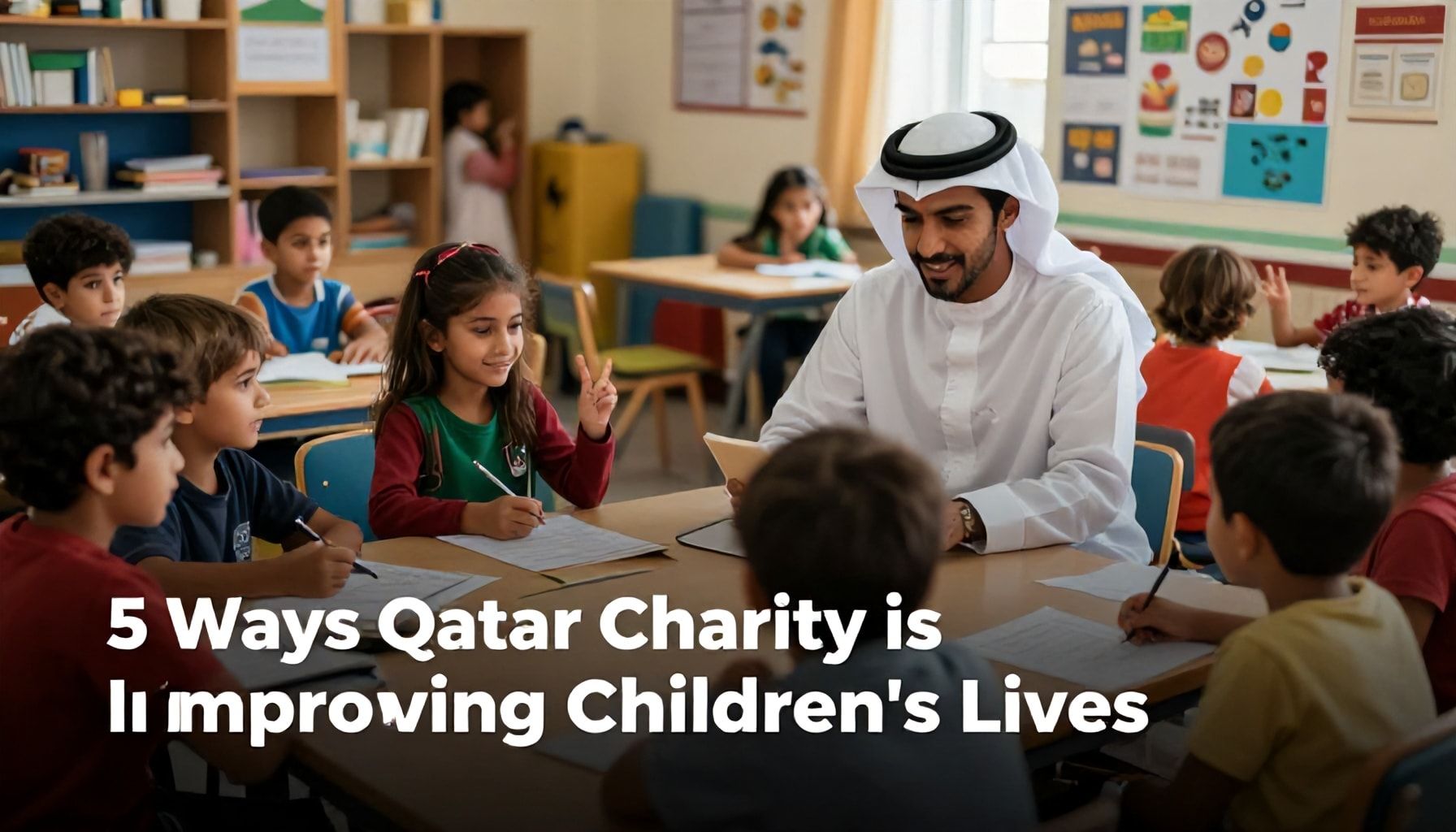 5 طرق لجمعية قطر الخيرية لتحسين حياة الأطفال
