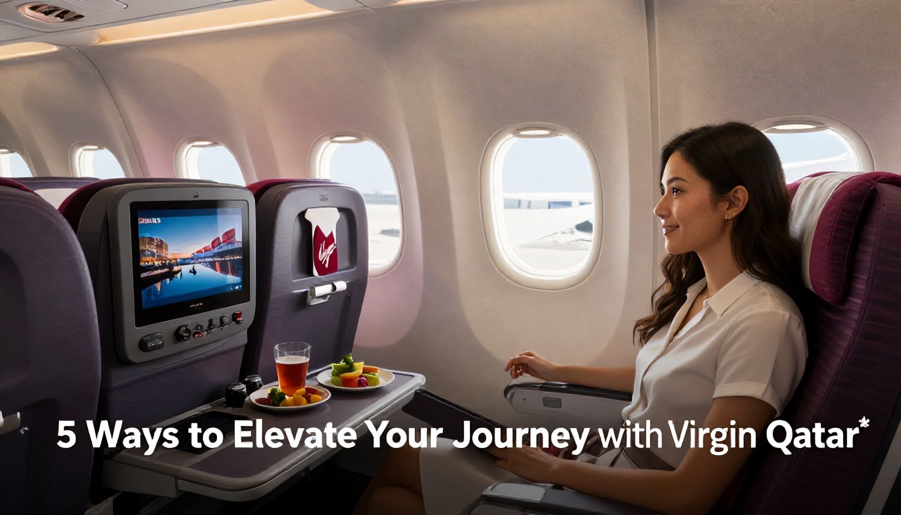 5 طرق لرفع مستوى رحلتك مع فيرجين قطر*