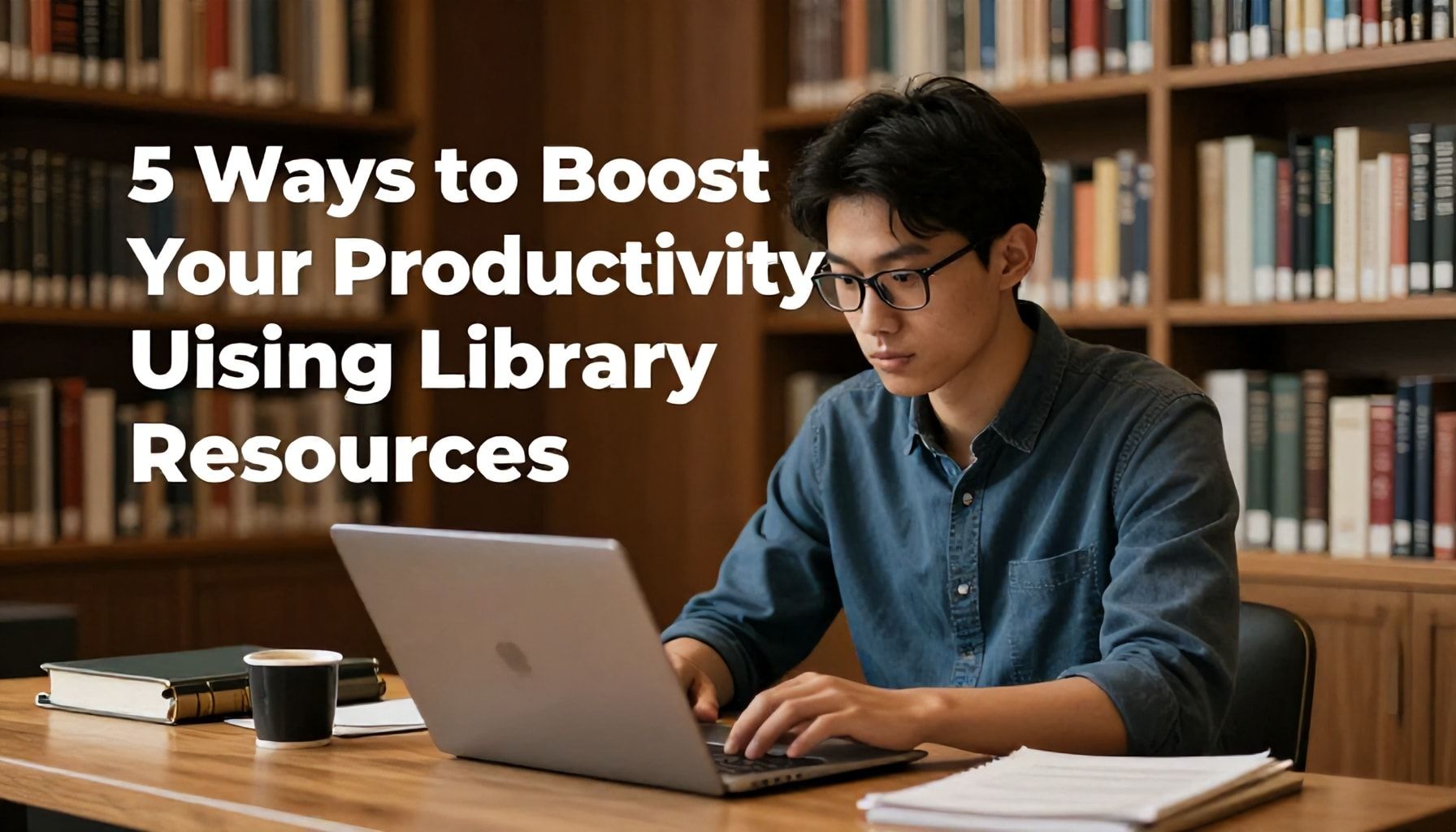 5 طرق لزيادة إنتاجيتك باستخدام موارد المكتبة*