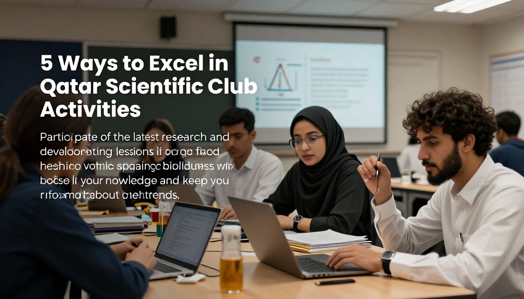 5 طرق للتميز في أنشطة النادي العلمي القطري