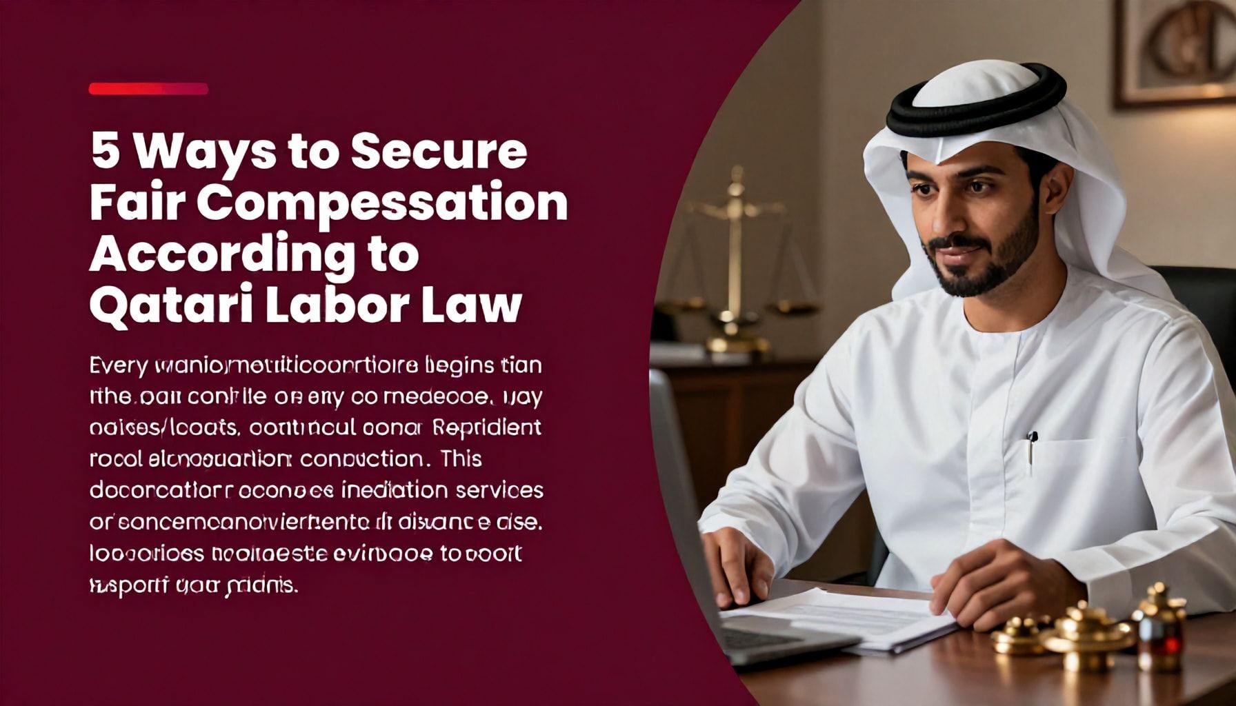 5 طرق للحصول على تعويضات عادلة حسب قانون العمل القطري