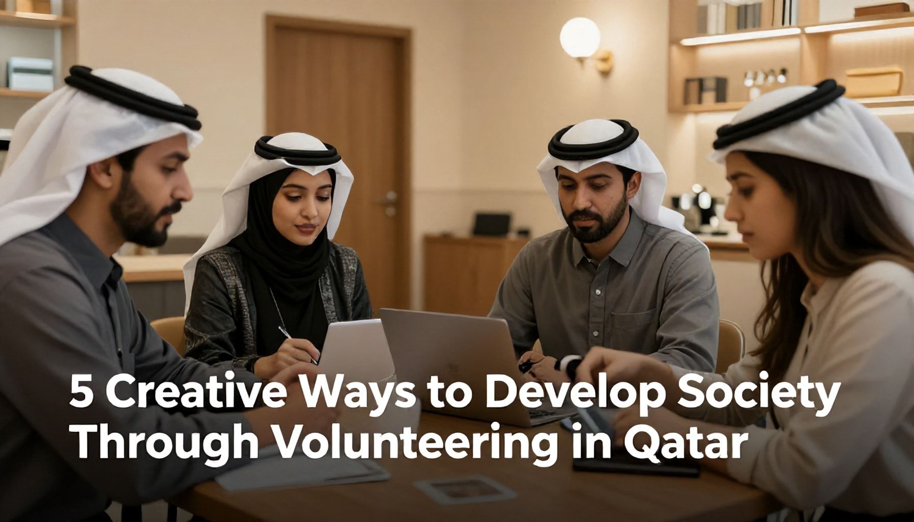 5 طرق مبتكرة لتطوير المجتمع عبر التطوع في قطر*