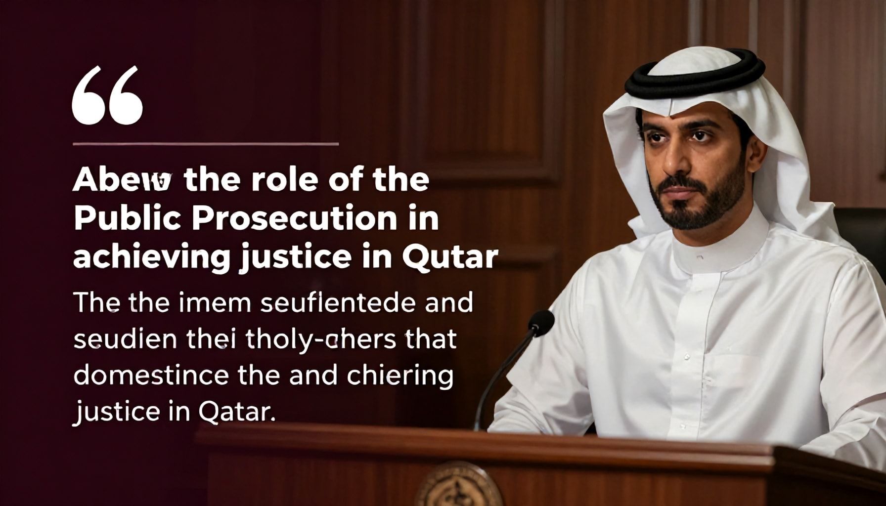 الحقائق التي يجب أن تعرفها عن دور النيابة العامة في تحقيق العدالة في قطر*
