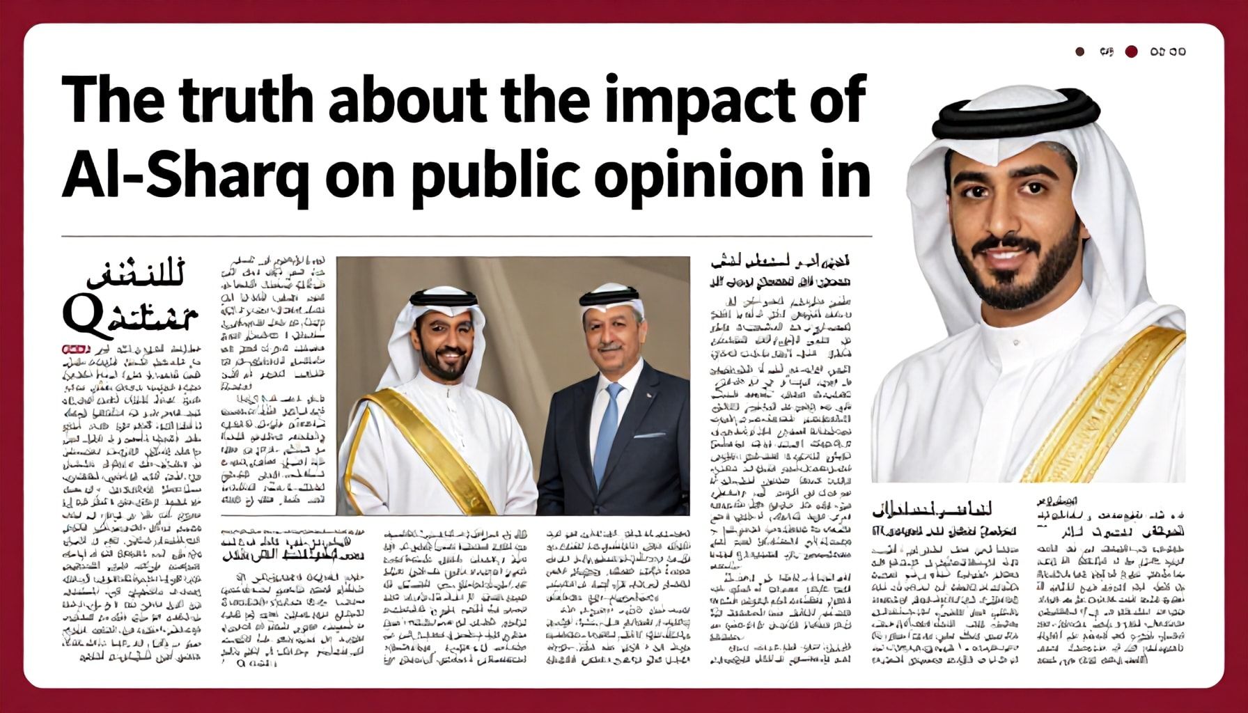 الحقيقة حول تأثير جريدة الشرق القطرية على الرأي العام في قطر*