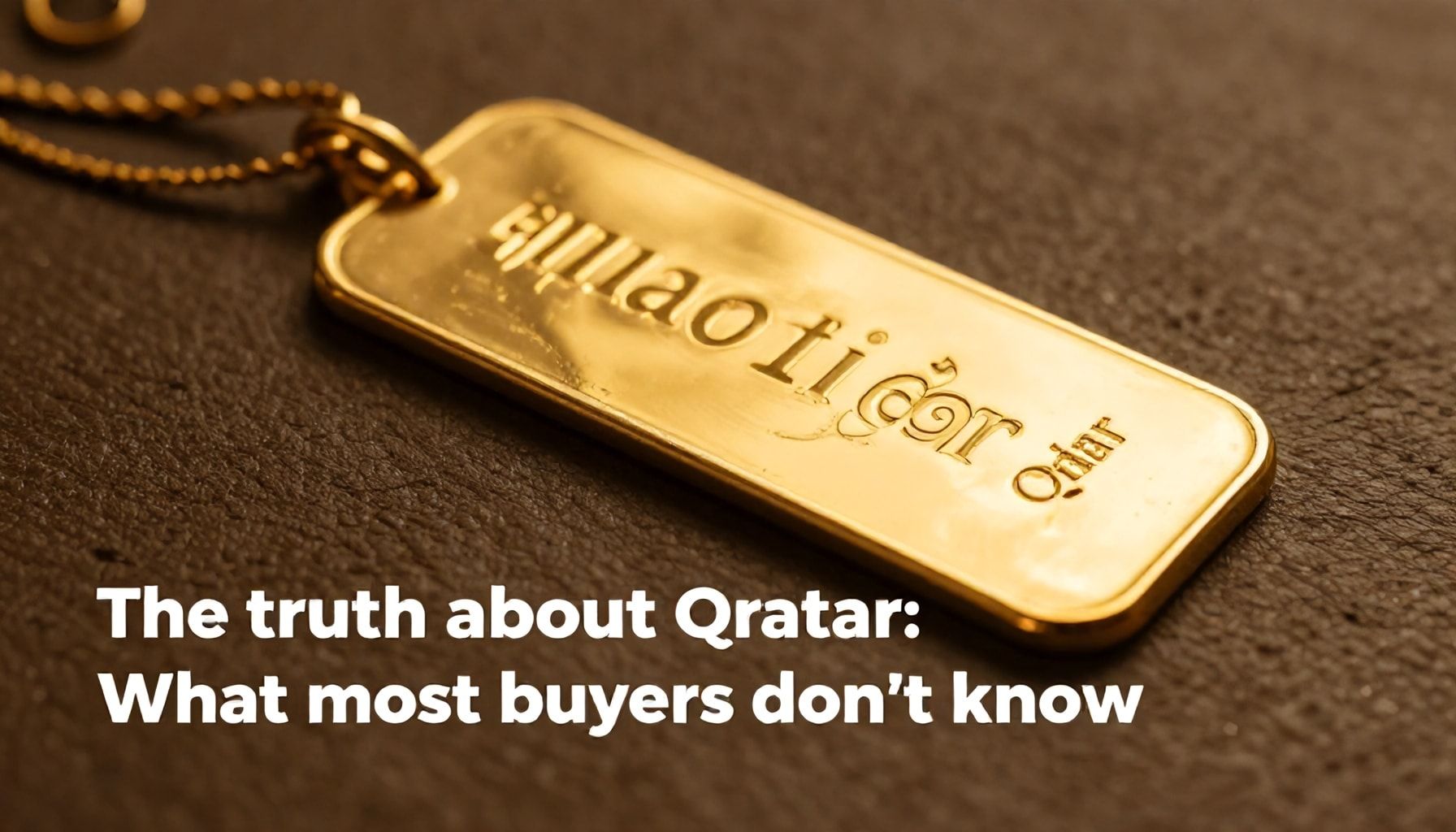 الحقيقة عن أسعار الذهب في قطر: ما لا يعرفه معظم المشترين