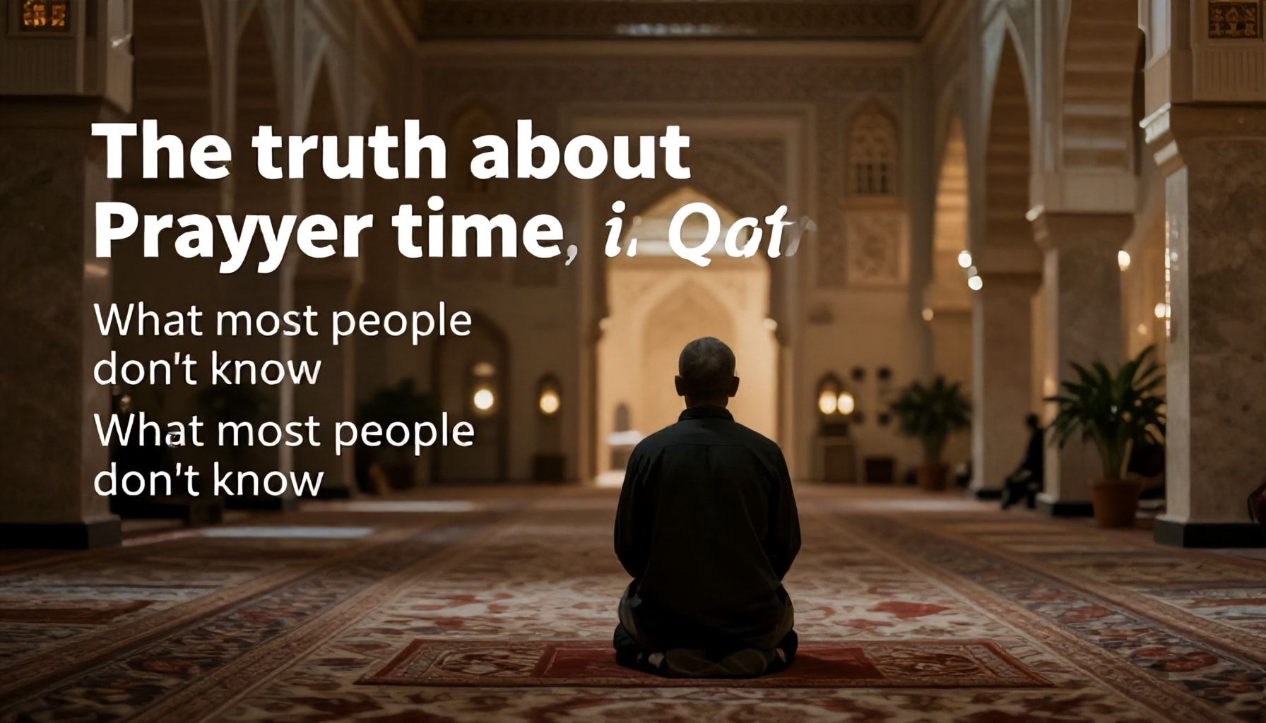 الحقيقة عن أوقات الأذان في قطر: ما لا يعرفه معظم الناس*
