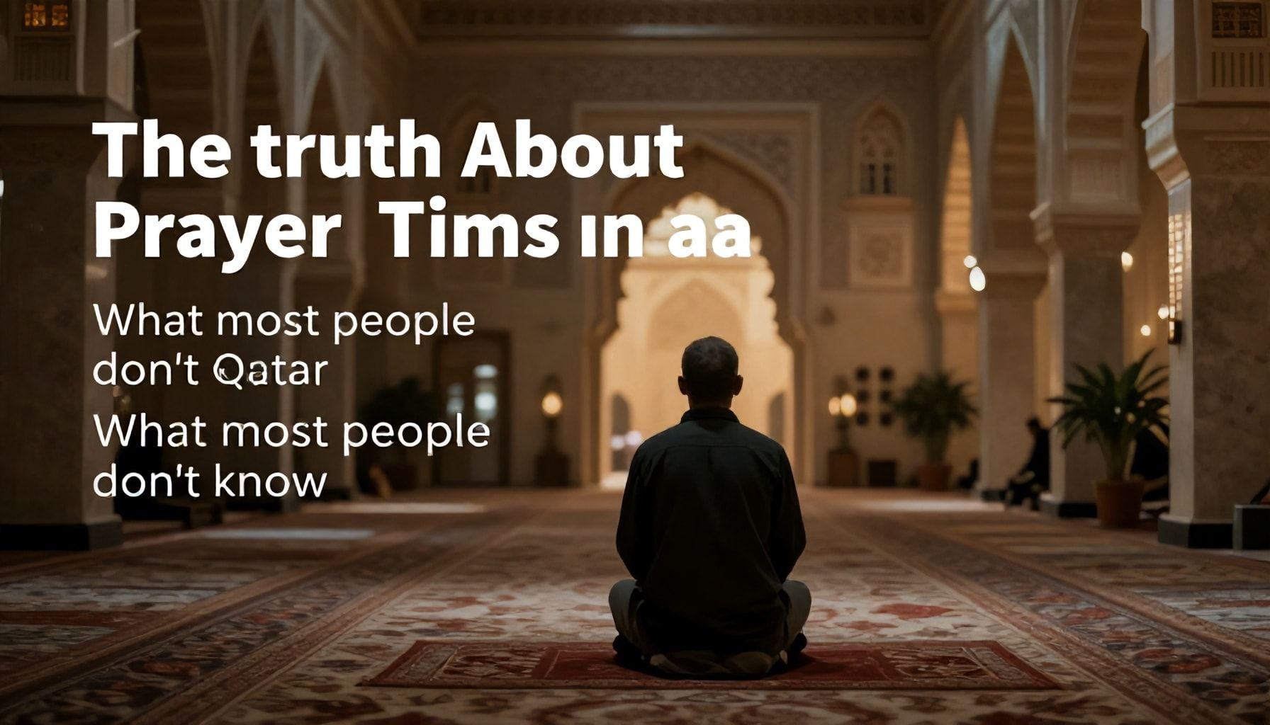 الحقيقة عن أوقات الصلاة في قطر: ما لا يعرفه معظم الناس*