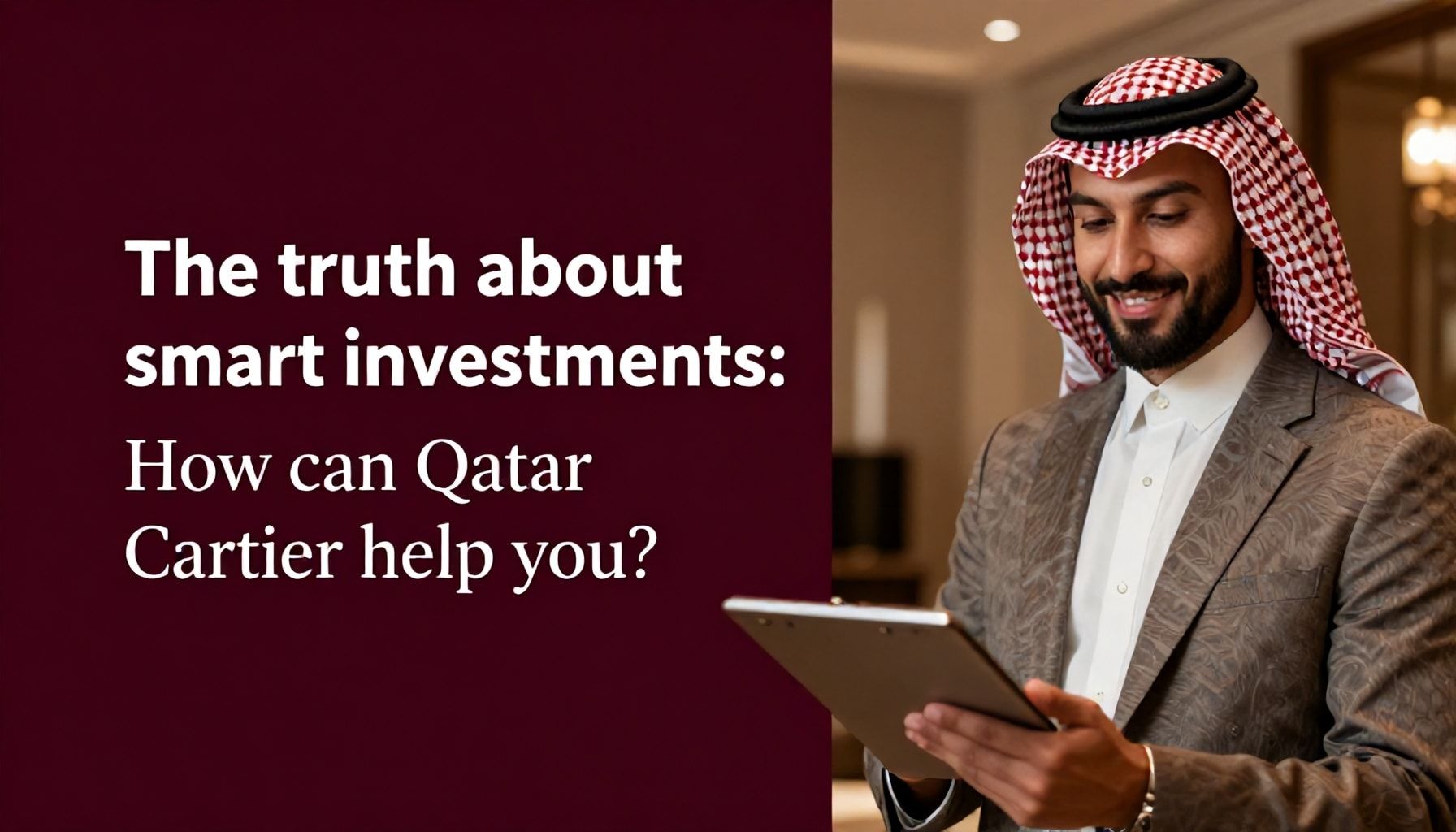 الحقيقة عن الاستثمارات الذكية: كيف تساعدك كارتير قطر؟*
