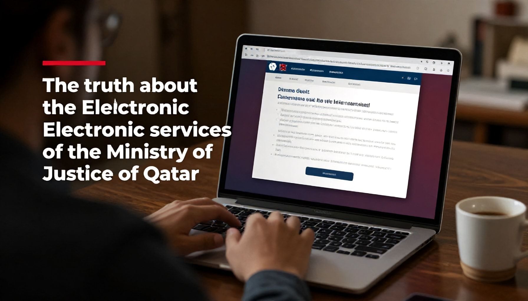 الحقيقة عن الخدمات الإلكترونية لوزارة العدل القطرية*