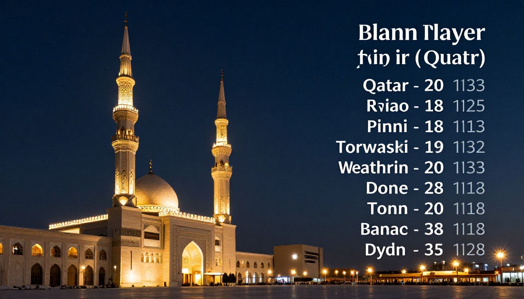 الحقيقة عن تأثير الطقس على مواعيد أذان الفجر في قطر*